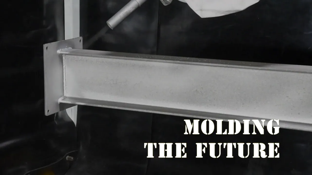 CYM Materiales institutional video — Industrial shot blasting solutions CYM Materiales — Institutional video industrial steel shot blasting, blasted structural profile "Molding the Future"
